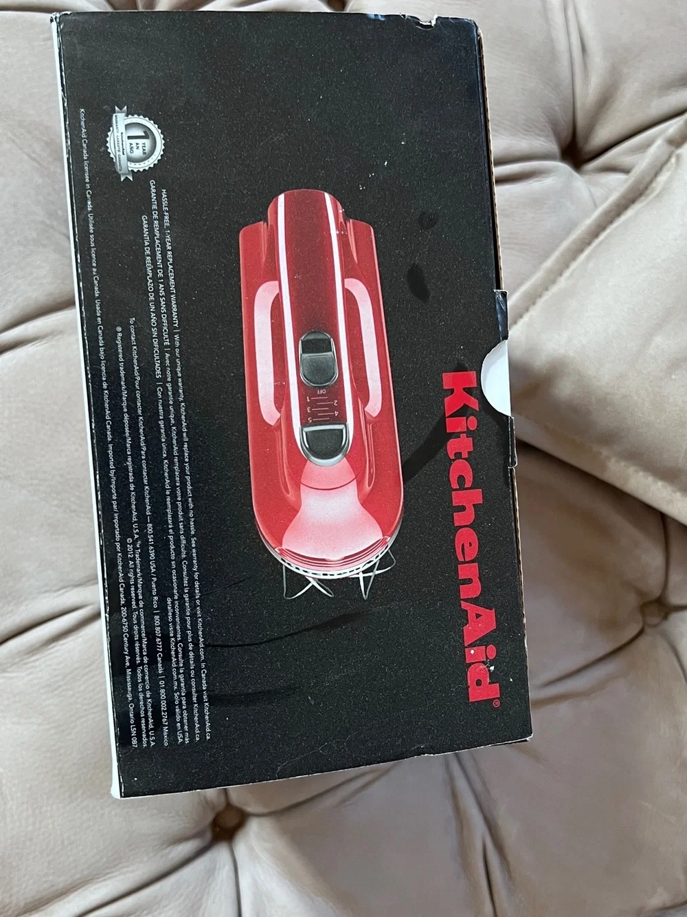 NEW！ KitchenAid Ultra Power Red Hand Mixer - 5-Speed